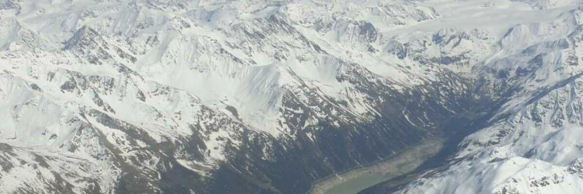 Flugwegposition um 14:41:46: Aufgenommen in der Nähe von Gemeinde Ried im Oberinntal, Österreich in 3830 Meter